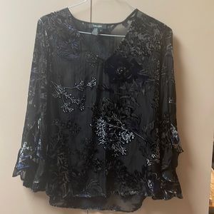 Karen Kane Flounce Blouse